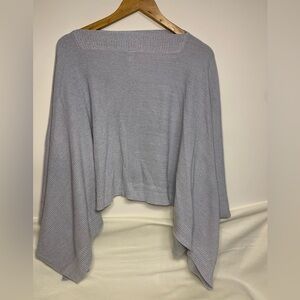 Lululemon Women’s Forward Flow Poncho Scarf Cape Sweater Knit Rhino size O/S